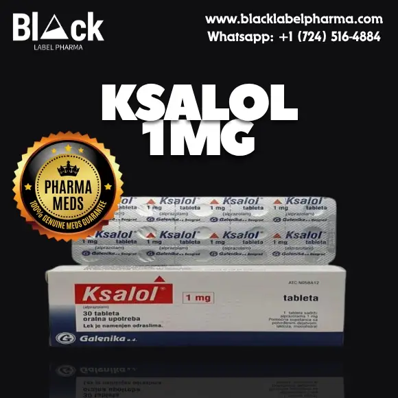 Buy Alprazolam 1mg (Ksalol) Anti-Anxiety Tablets online
