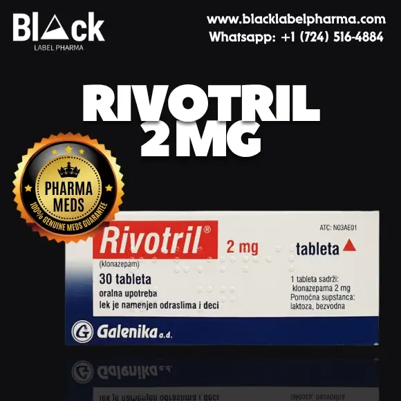 Buy Clonazepam 2mg (Rivotril) Anti-Anxiety Tablets online