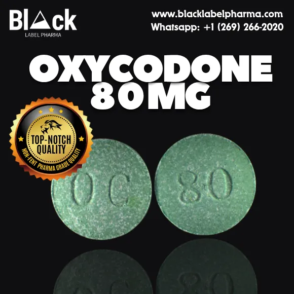Oxycodone 80mg strong pain relief tablets