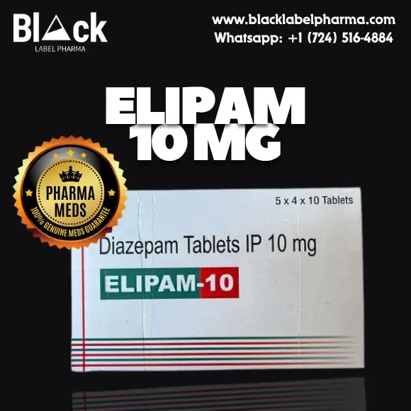 Buy Valium 10mg (Elipam) Anti-Anxiety Tablets online